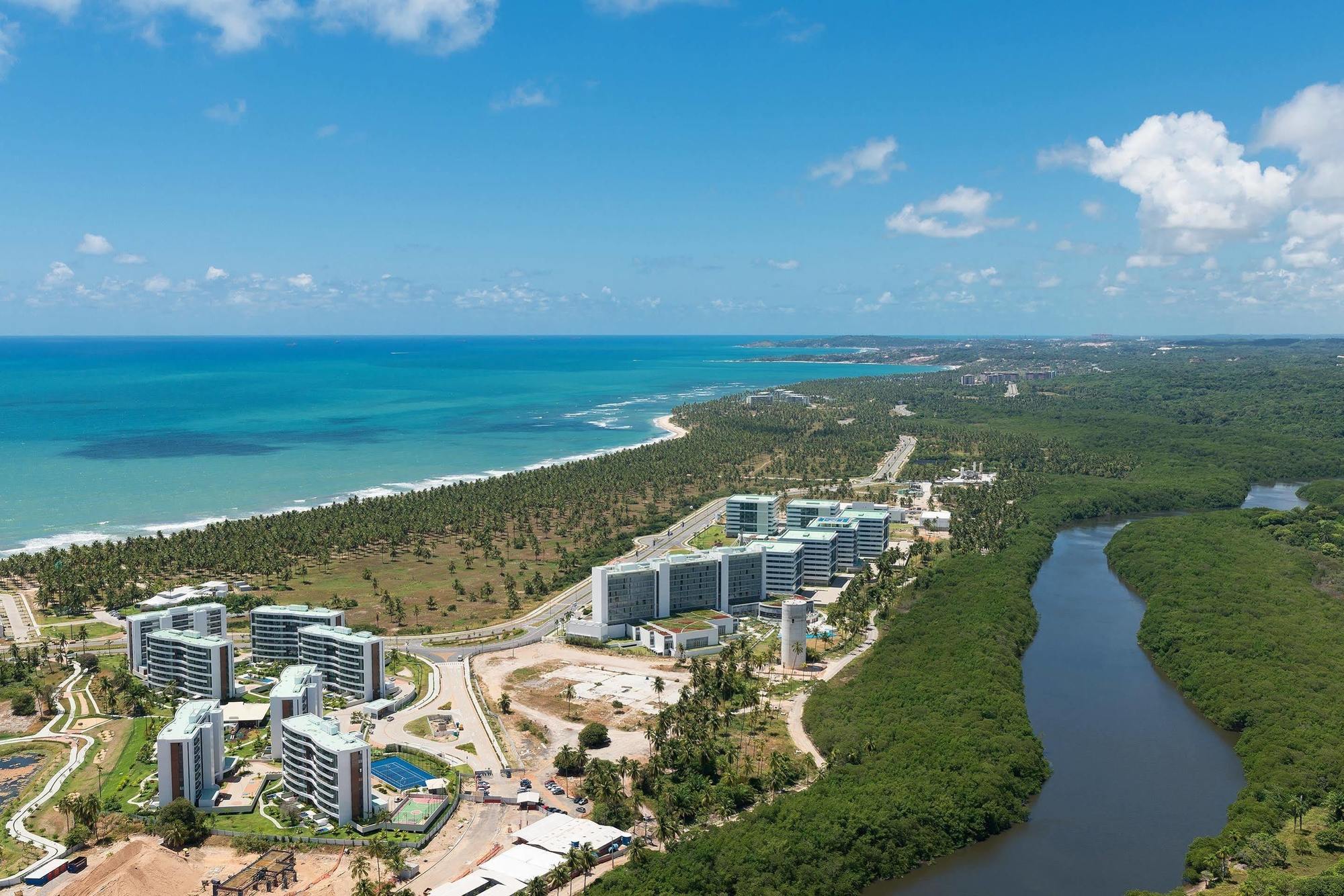 Sheraton Reserva Do Paiva กาโป เด ซันโตอากอสตีโญ ภายนอก รูปภาพ Aerial view of the resort